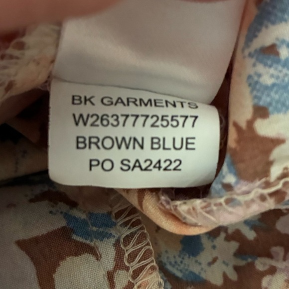 Band of the Free Floral Bohemian Boho Long Sleeve Midi Dress XS - Picture 14 of 16